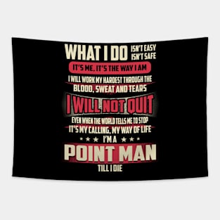 Point Man What i Do Tapestry