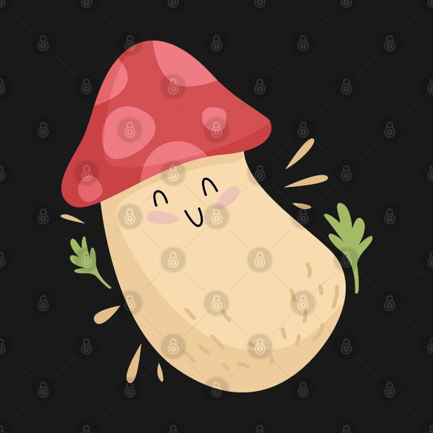 Cute Mushroom Design by BrightLightArts