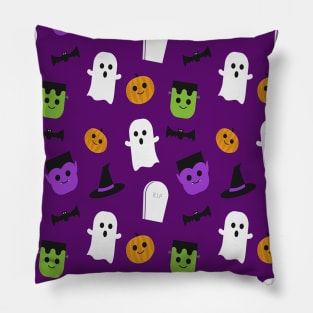 Cute Halloween Pattern Pillow