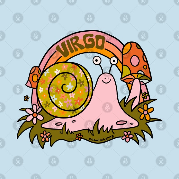 Virgo Snail by Doodle by Meg