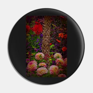 Garden Flowers Pin