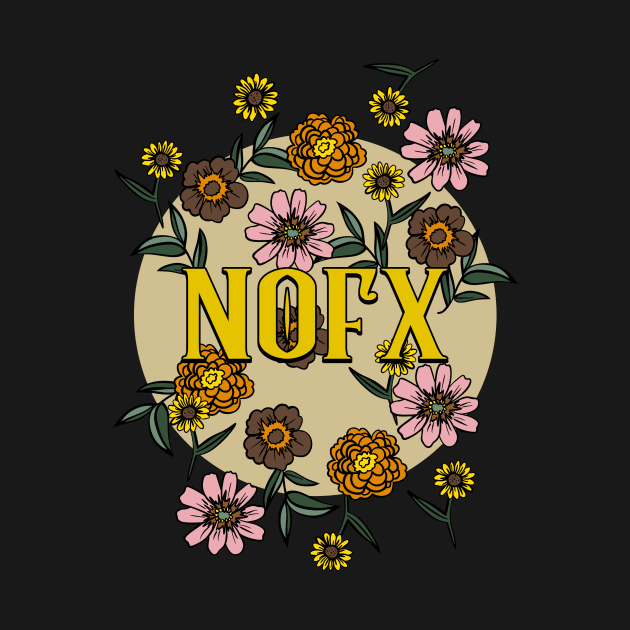 Nofx Name Personalized Flower Retro Floral 80s 90s Name Style by Ancientdistant