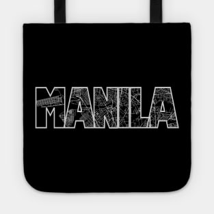 Manila Street Map Tote