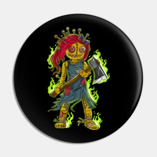 Halloween Voodoo Doll Pin