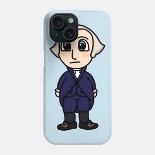 Chibi President George Washington (Small Print) Phone Case