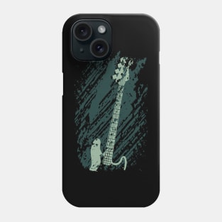 Bass Guitar Grunge Phone Case