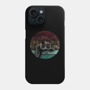 Retro Vintage Cat Phone Case