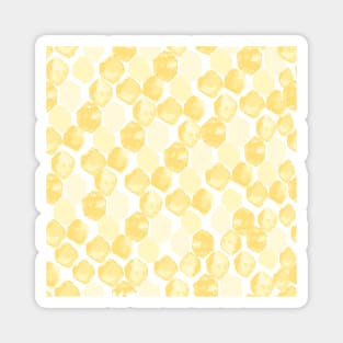 Watercolor Honeycomb | Pattern Design Magnet