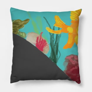 Light blue stream Pillow