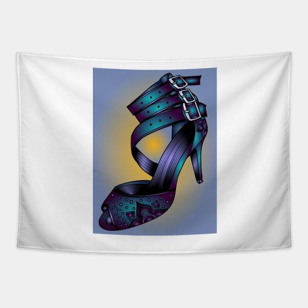 Footwear 44 (Style:3) Tapestry by luminousstore