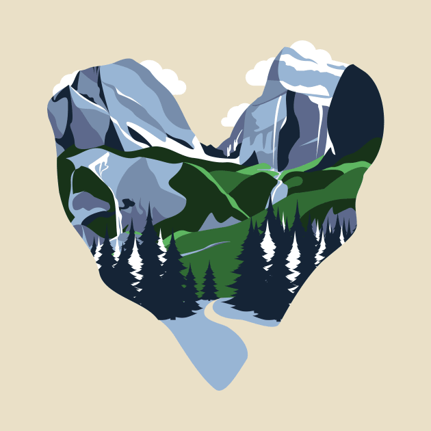 Mountain Heart by Nathan Watkins Design