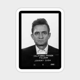 johnny cash folsom Magnet