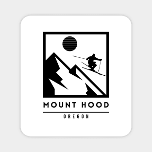 Mount Hood Oregon United States Ski Magnet