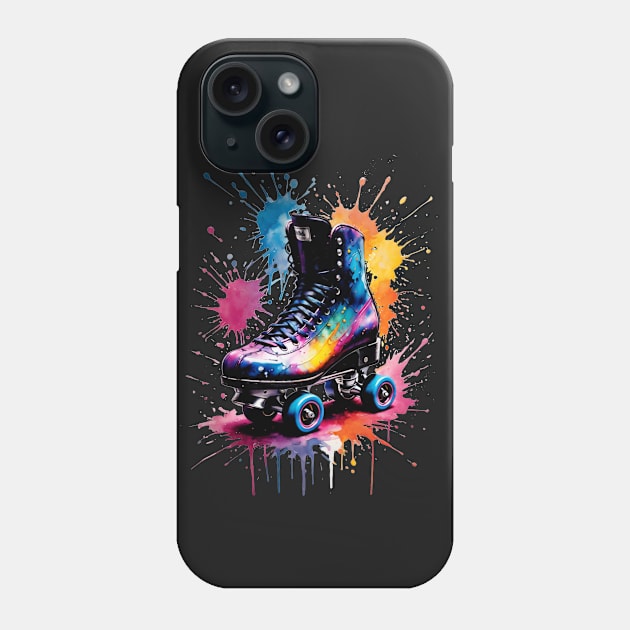Retro Roller Phone Case by Drawing a Blank Creations