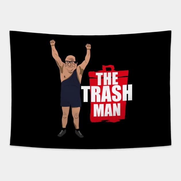 The Trash Man Tapestry by rumshirt@gmail.com