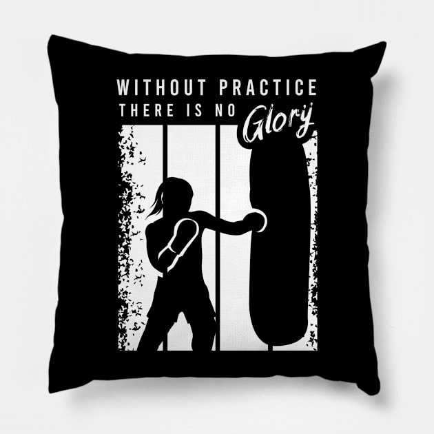 Fighter Design for a Martial Arts Lover Pillow by AlleyField