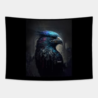 Dripping Raven Artwork Tapestry