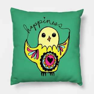 The Happiness Bird Pillow