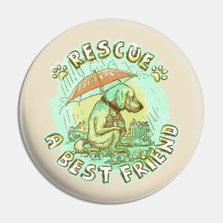 Rescue a Best Friend Pin