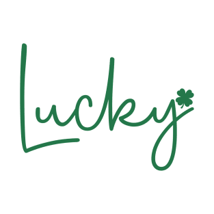 Lucky - four leaf glover - Irish T-Shirt