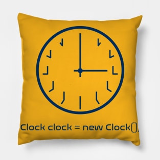 Clock class Pillow