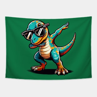 Dabbing Dino Tapestry