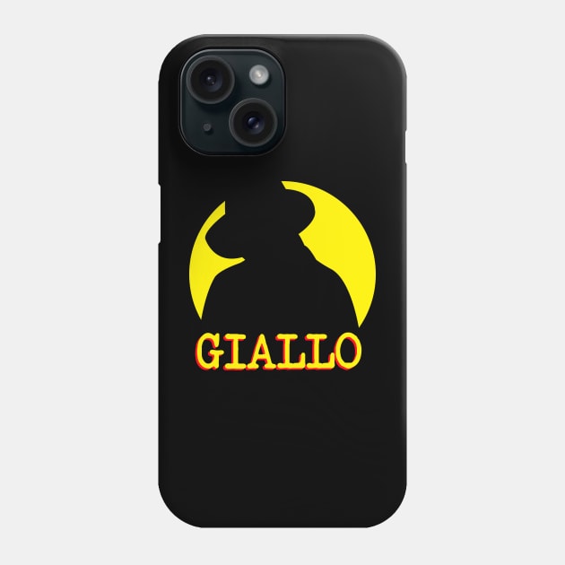 GIALLO Vintage Italian Horror Phone Case by CultTees