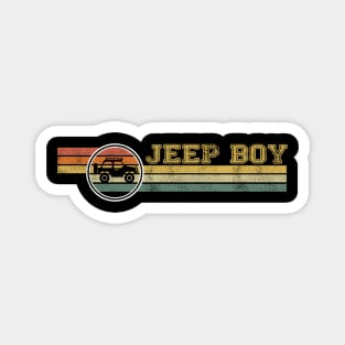 Jeep Boy Vintage Jeep Retro Jeep Sunset Jeep Jeeps Lover Jeep Dad Jeep Papa Magnet