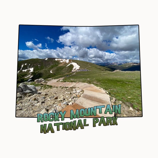 Colorado State Outline (Rocky Mountain National Park) by gorff