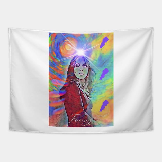 Saint Fairuz Tapestry by Beirout