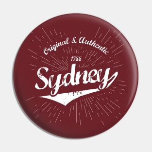 Original Sydney City Shirt Pin