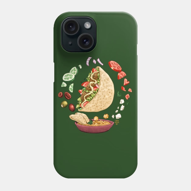 Pita Mandala Phone Case by SarahWrightArt