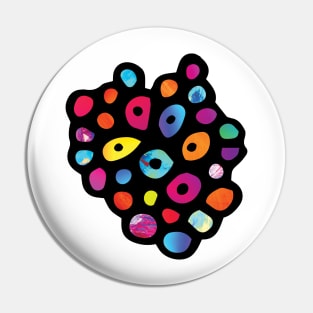 Colorful Bubbles Pin