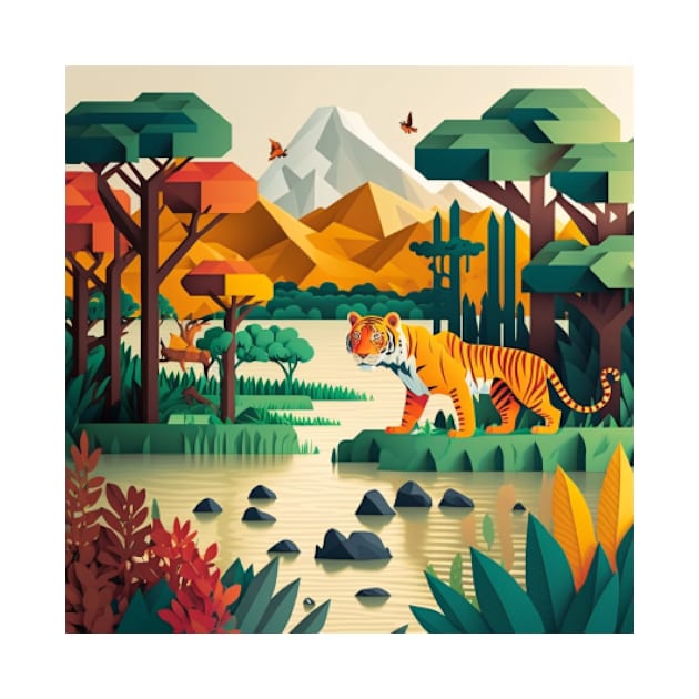 low poly jungle by Gadeliow