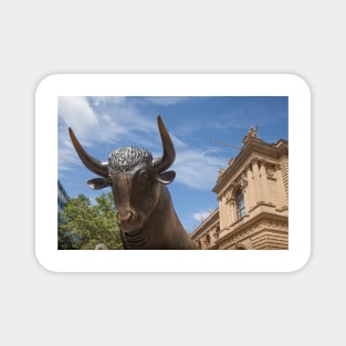 Bull, Stock Exchange, Frankfurt Magnet