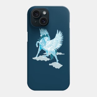 Flying Pegasus Winged Horse in the sky Phone Case