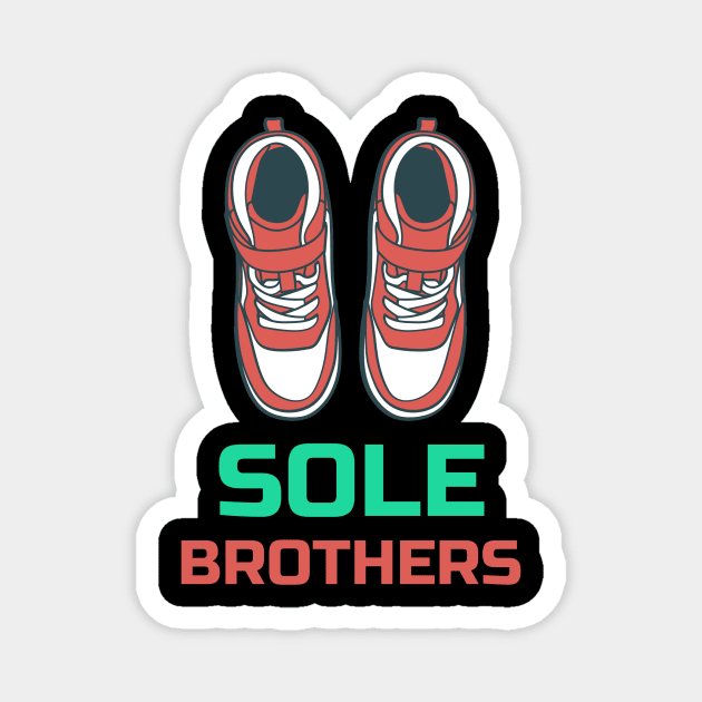 Sole Brothers Sneaker Sneakerhead Magnet by ThreadSupreme