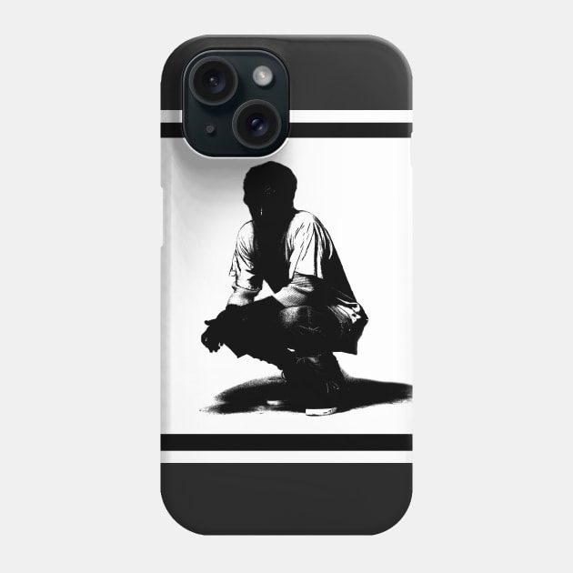 Crouching Tee Phone Case by Nick de la Hoyde