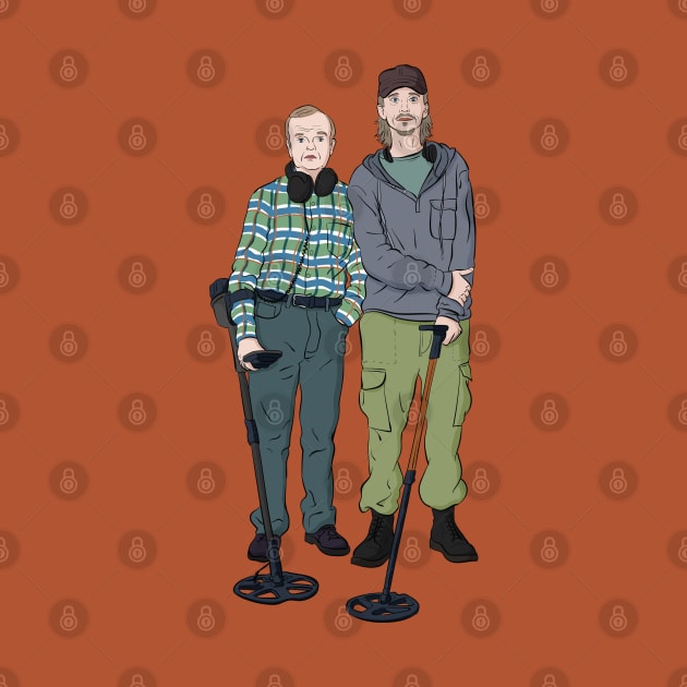 Detectorists - Lance & Andy - DMDC Line up by InflictDesign