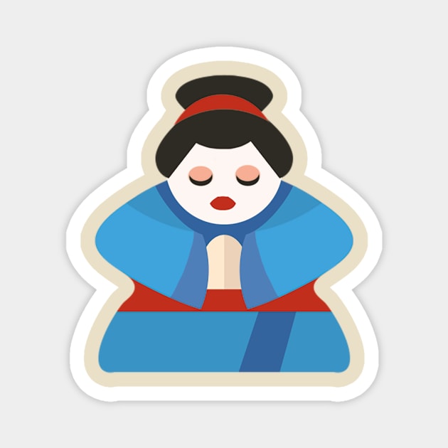 Micro Dojo - Geisha Magnet by Prometheus Game Labs