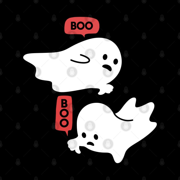 Disapproving Ghosts Boo by iconicole