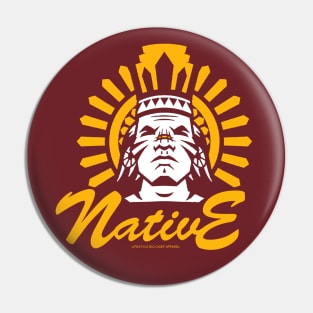 Native Warrior Big Chief Apparel Pin