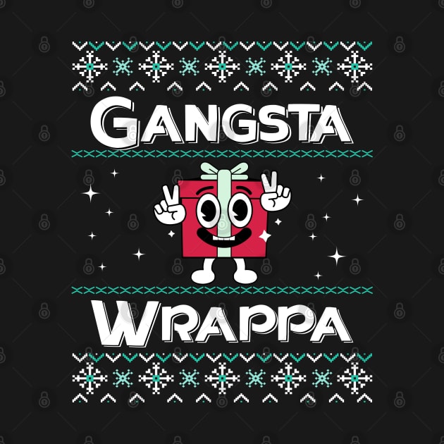 Gangsta Wrappa - Ugly Sweater by Blended Designs