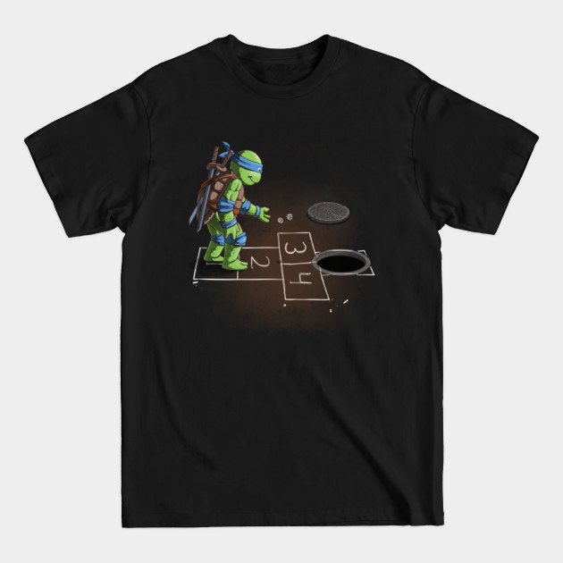 Leonardo´s entrance - Ninja Turtles - T-Shirt Leonardo´s entrance - Ninja Turtles - T-Shirt