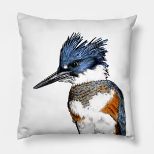 BELTED KINGFISHER Pillow