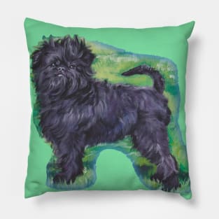 Affenpinscher Fine Art Painting Pillow