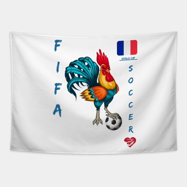 FIFA Rooster Tapestry by Friendipets