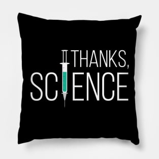 Thanks Science Vaccine Pillow