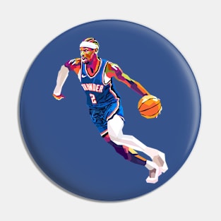 Shai Gilgeous Alexander WPAP Pin