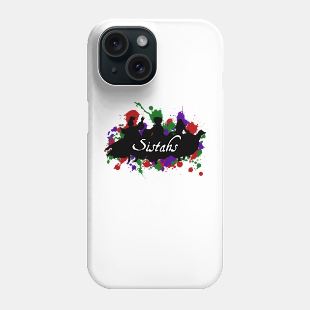 Sistahs! Fitted Phone Case by gallaugherus